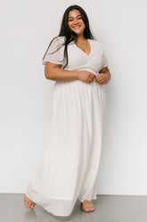 Birdie Maxi Dress | White